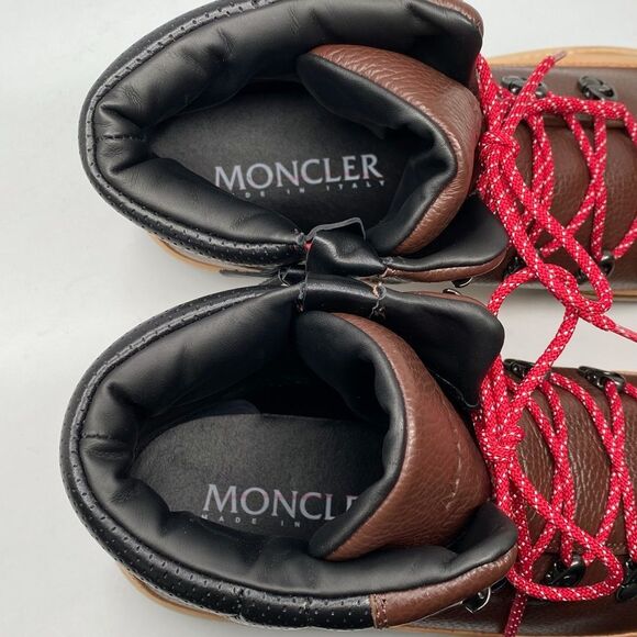 Moncler Leather Trek Hiking Boots size 45/us size 12 - Picture 11 of 16